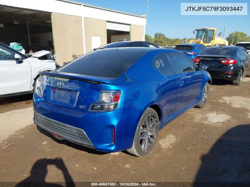 2015 Scion Tc VIN: JTKJF5C79F3093447 Lot: 40687082