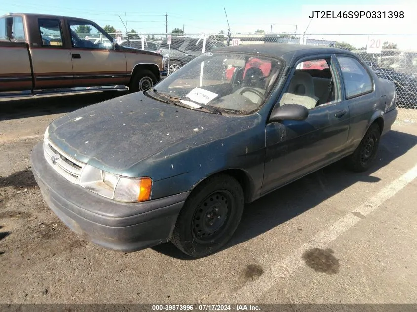 1993 Toyota Tercel Std VIN: JT2EL46S9P0331398 Lot: 39873996