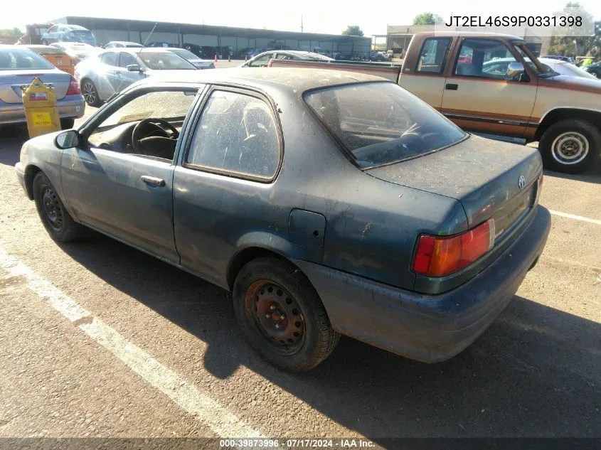 JT2EL46S9P0331398 1993 Toyota Tercel Std