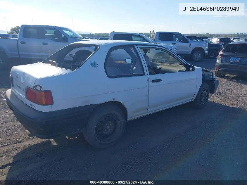 1993 Toyota Tercel Std VIN: JT2EL46S6P0289949 Lot: 40388800