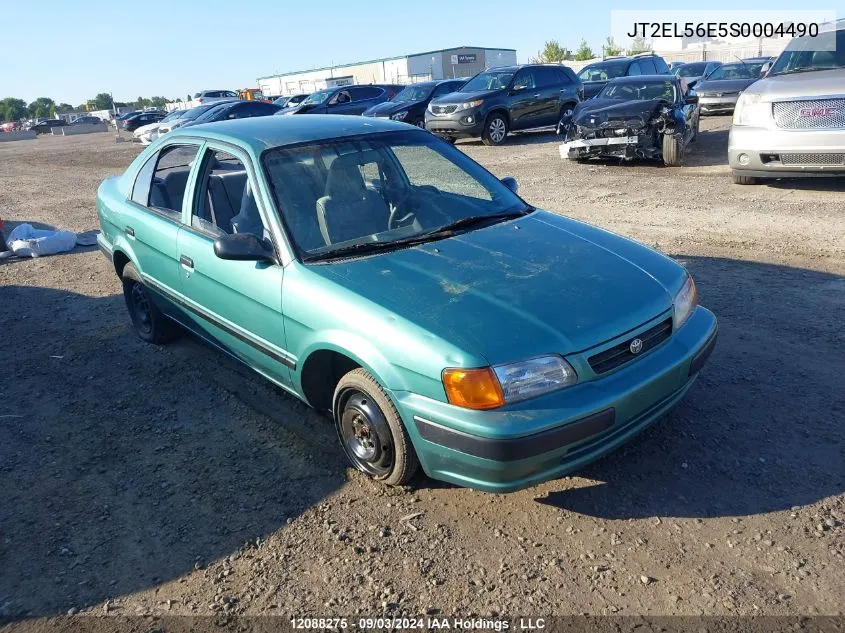 1995 Toyota Tercel Dx VIN: JT2EL56E5S0004490 Lot: 12088275