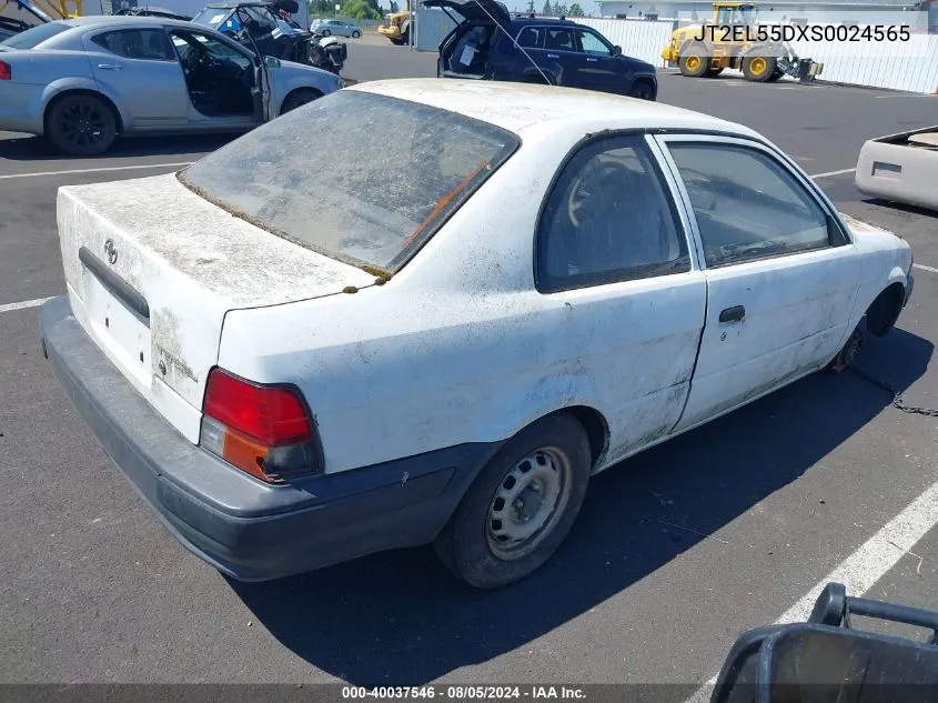 1995 Toyota Tercel Std VIN: JT2EL55DXS0024565 Lot: 40037546