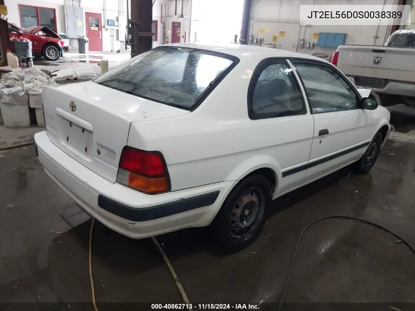 1995 Toyota Tercel Dx VIN: JT2EL56D0S0038389 Lot: 40862713