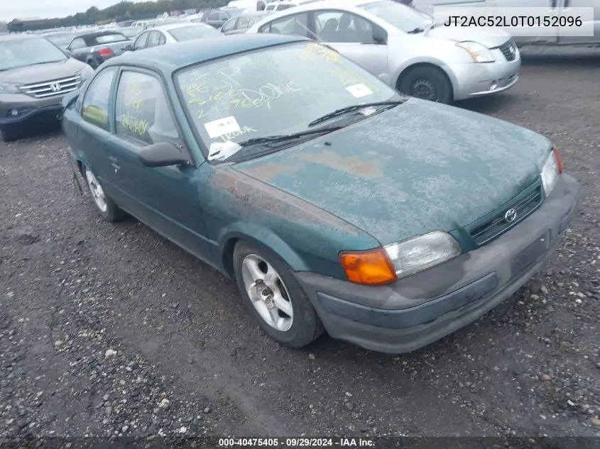 1996 Toyota Tercel Std/Dx VIN: JT2AC52L0T0152096 Lot: 40475405