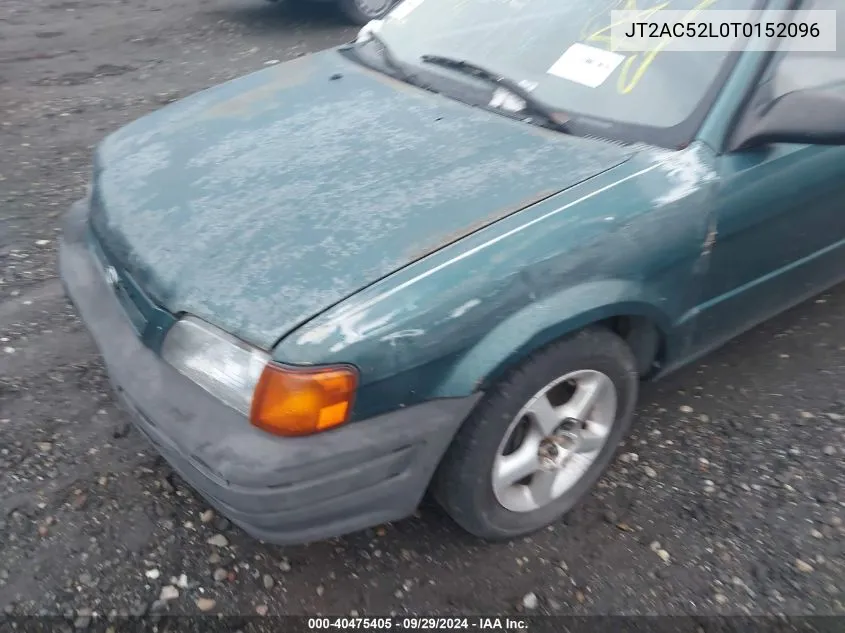 1996 Toyota Tercel Std/Dx VIN: JT2AC52L0T0152096 Lot: 40475405