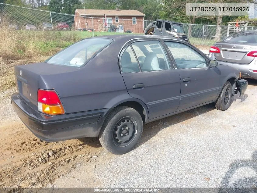 1996 Toyota Tercel Dx VIN: JT2BC52L1T7045926 Lot: 40506345