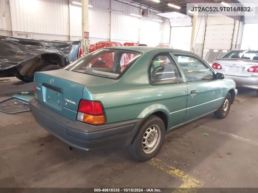 1996 Toyota Tercel Std/Dx VIN: JT2AC52L9T0168832 Lot: 40618335