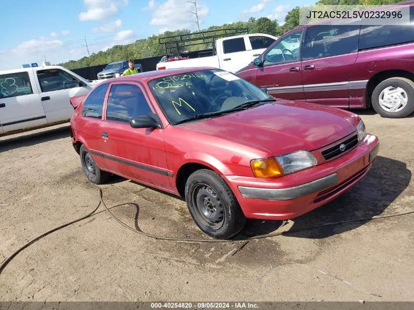 1997 Toyota Tercel Ce VIN: JT2AC52L5V0232996 Lot: 40254820