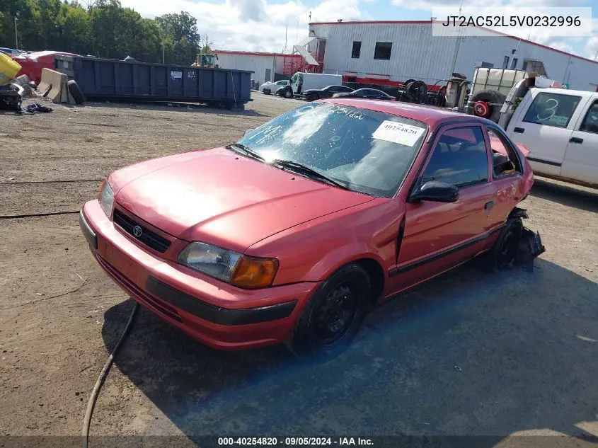 1997 Toyota Tercel Ce VIN: JT2AC52L5V0232996 Lot: 40254820