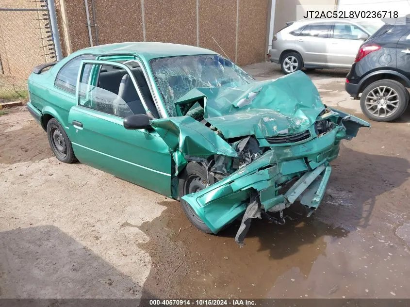 1997 Toyota Tercel Ce VIN: JT2AC52L8V0236718 Lot: 40570914