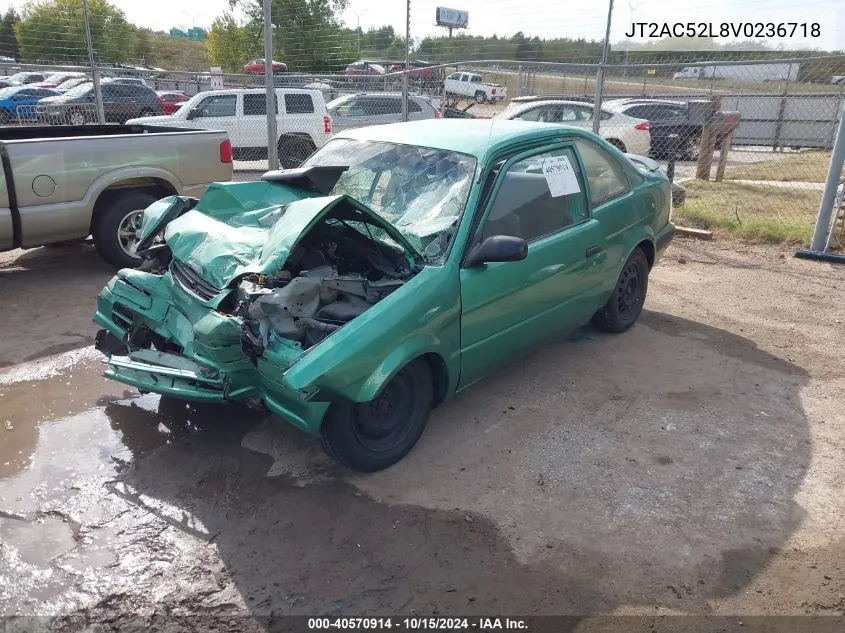 1997 Toyota Tercel Ce VIN: JT2AC52L8V0236718 Lot: 40570914