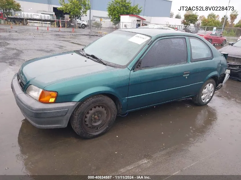 1997 Toyota Tercel Ce VIN: JT2AC52L8V0228473 Lot: 40834587