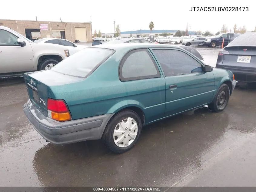 1997 Toyota Tercel Ce VIN: JT2AC52L8V0228473 Lot: 40834587