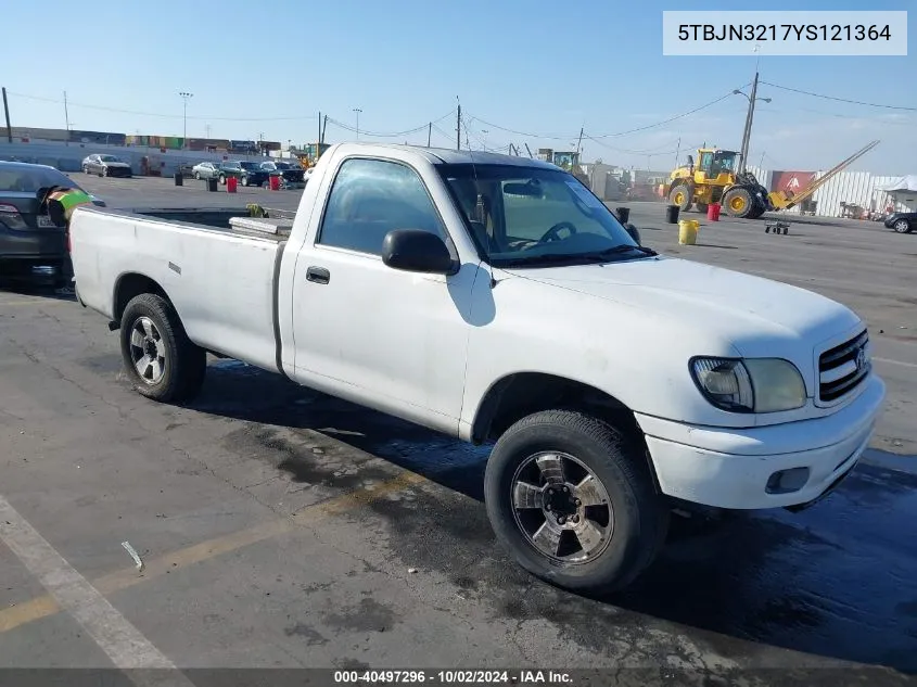 5TBJN3217YS121364 2000 Toyota Tundra