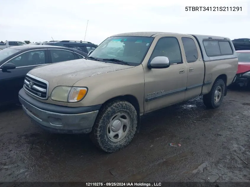 5TBRT34121S211291 2001 Toyota Tundra Access Cab/Access Cab Sr5