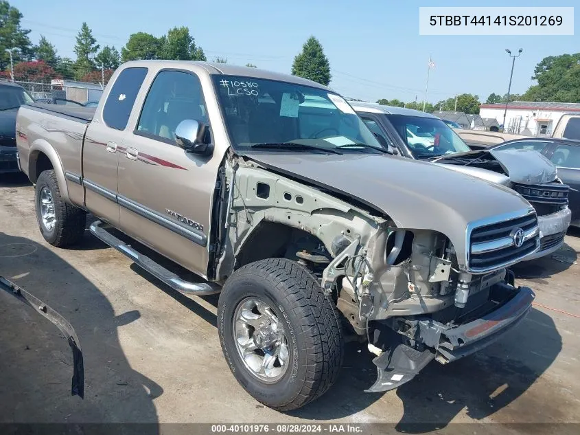 2001 Toyota Tundra Sr5 V8 VIN: 5TBBT44141S201269 Lot: 40101976