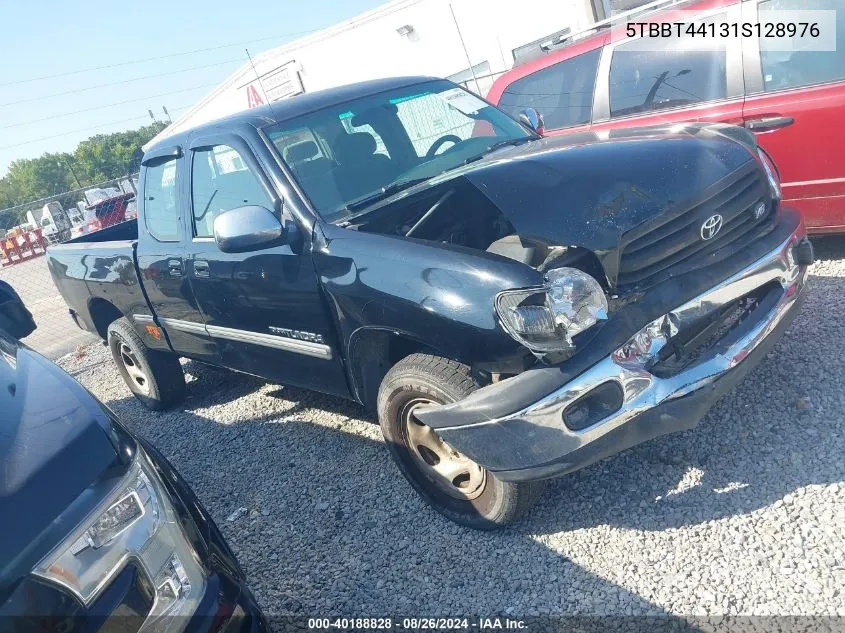 2001 Toyota Tundra Ltd V8/Sr5 V8 VIN: 5TBBT44131S128976 Lot: 40188828