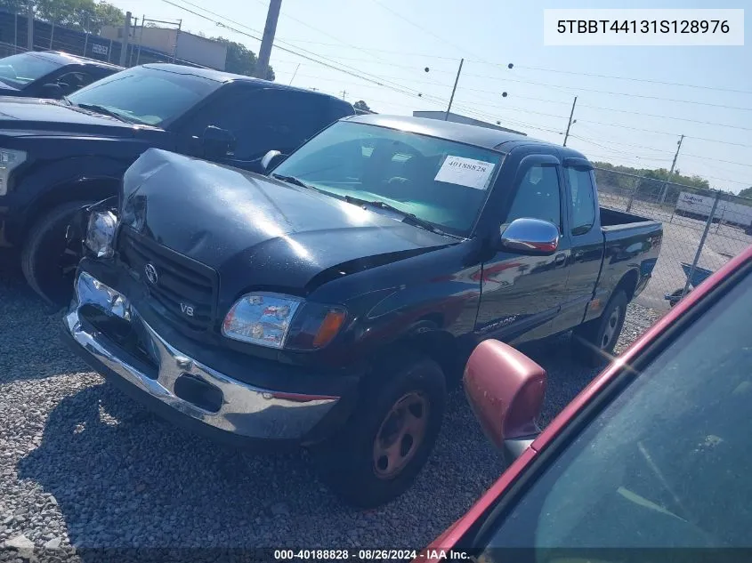 2001 Toyota Tundra Ltd V8/Sr5 V8 VIN: 5TBBT44131S128976 Lot: 40188828