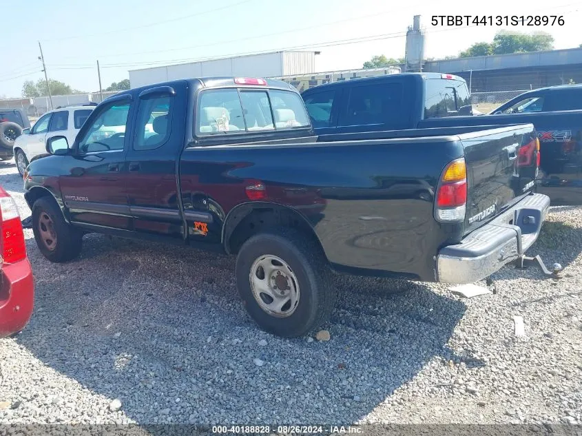 2001 Toyota Tundra Ltd V8/Sr5 V8 VIN: 5TBBT44131S128976 Lot: 40188828