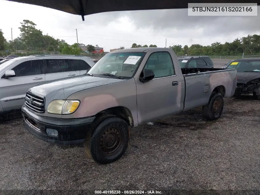 2001 Toyota Tundra VIN: 5TBJN32161S202166 Lot: 40195238