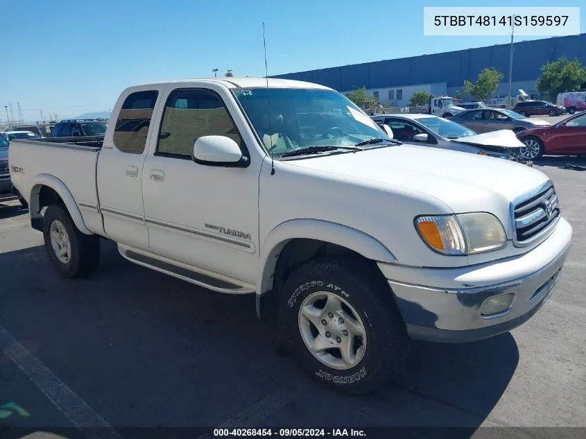 5TBBT48141S159597 2001 Toyota Tundra Ltd V8