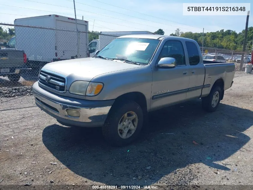 5TBBT44191S216348 2001 Toyota Tundra Sr5 V8