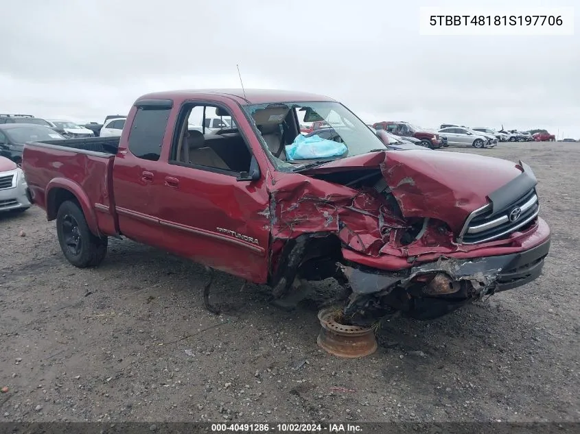 5TBBT48181S197706 2001 Toyota Tundra Ltd V8