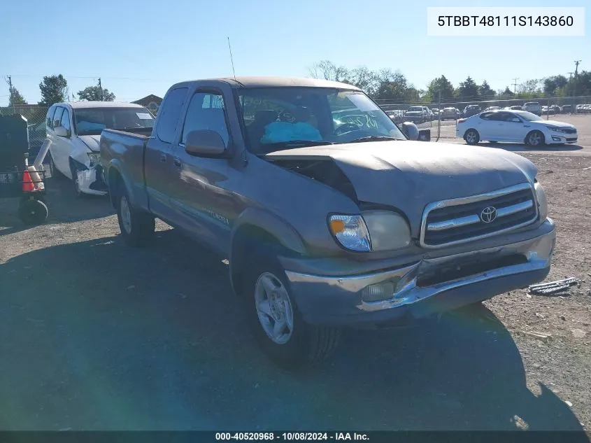 5TBBT48111S143860 2001 Toyota Tundra Ltd V8