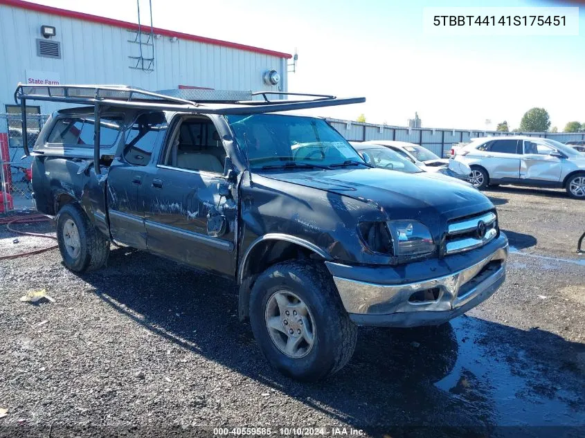 5TBBT44141S175451 2001 Toyota Tundra Sr5 V8