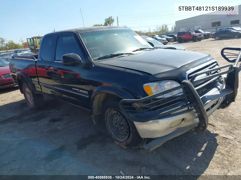 5TBBT48121S189939 2001 Toyota Tundra Ltd V8