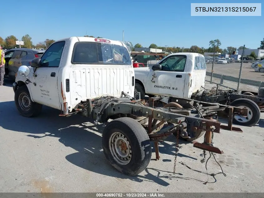 2001 Toyota Tundra VIN: 5TBJN32131S215067 Lot: 40690752