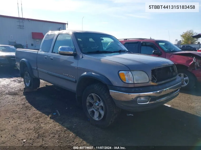 2001 Toyota Tundra Sr5 V8 VIN: 5TBBT44131S183458 Lot: 40779607