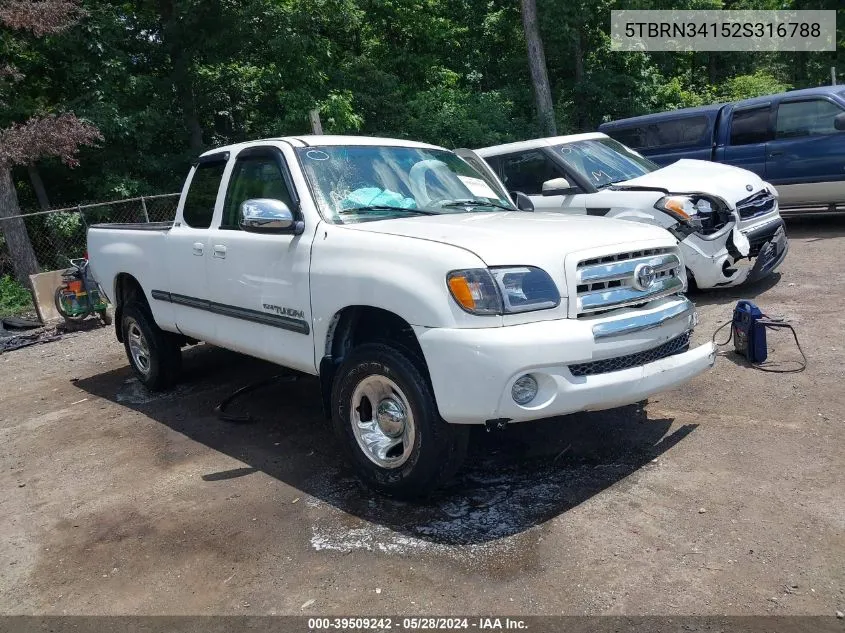 5TBRN34152S316788 2002 Toyota Tundra Sr5