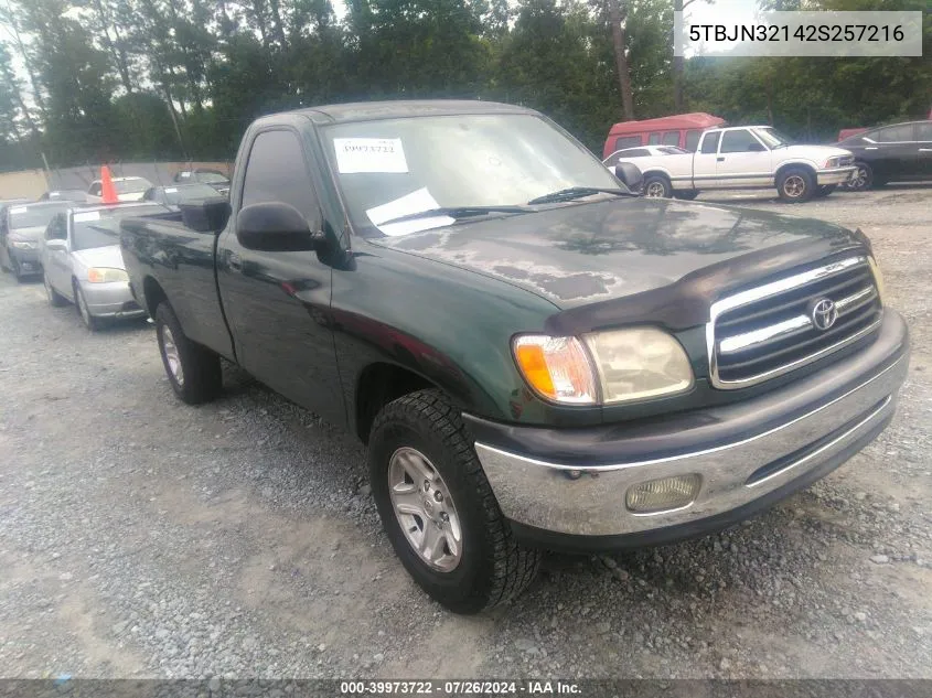 5TBJN32142S257216 2002 Toyota Tundra