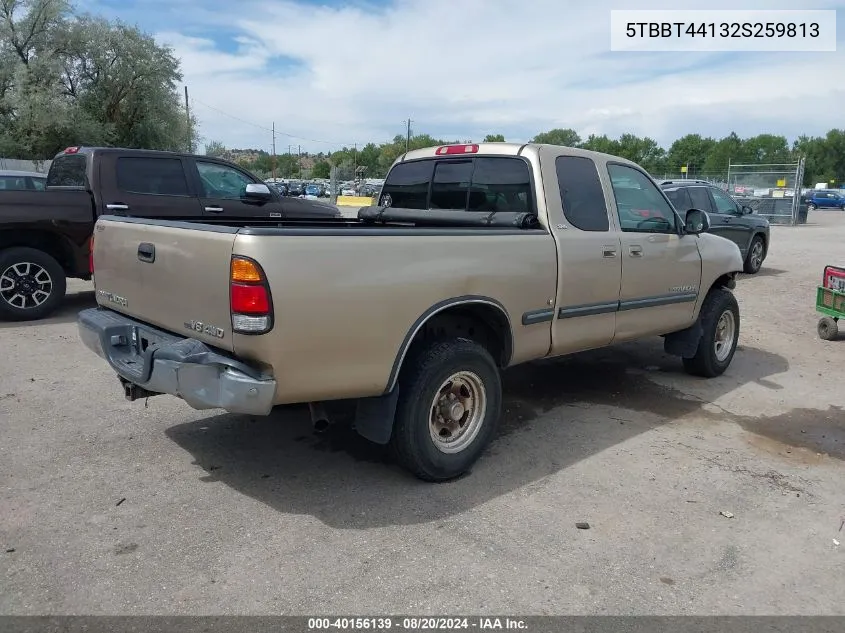 5TBBT44132S259813 2002 Toyota Tundra Access Cab/Access Cab Sr5