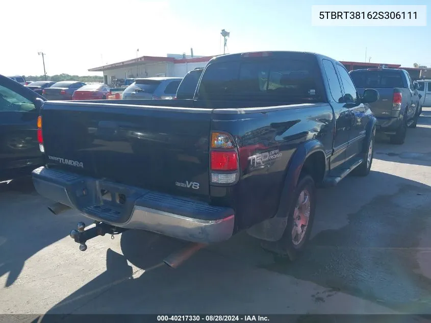 5TBRT38162S306111 2002 Toyota Tundra Ltd V8