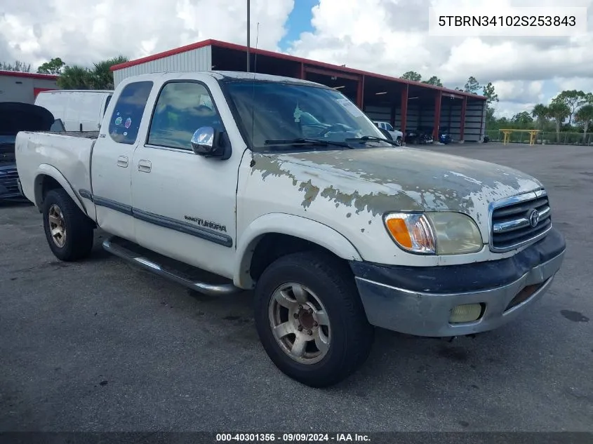 5TBRN34102S253843 2002 Toyota Tundra Sr5