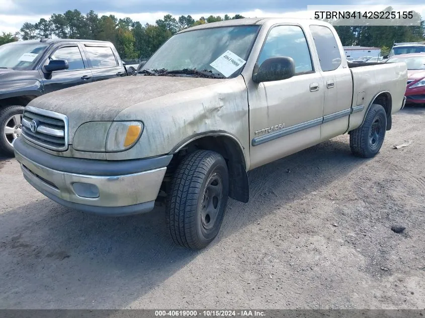 5TBRN34142S225155 2002 Toyota Tundra Sr5