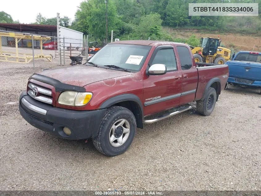 5TBBT44183S334006 2003 Toyota Tundra Sr5 V8