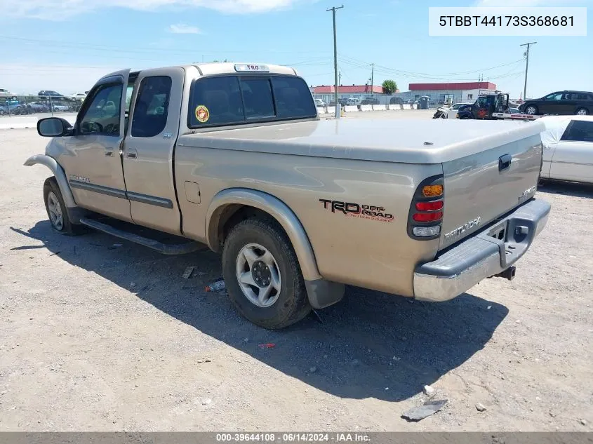 5TBBT44173S368681 2003 Toyota Tundra Sr5 V8