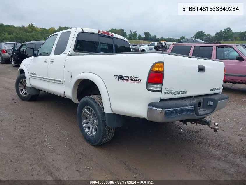 5TBBT48153S349234 2003 Toyota Tundra Ltd V8