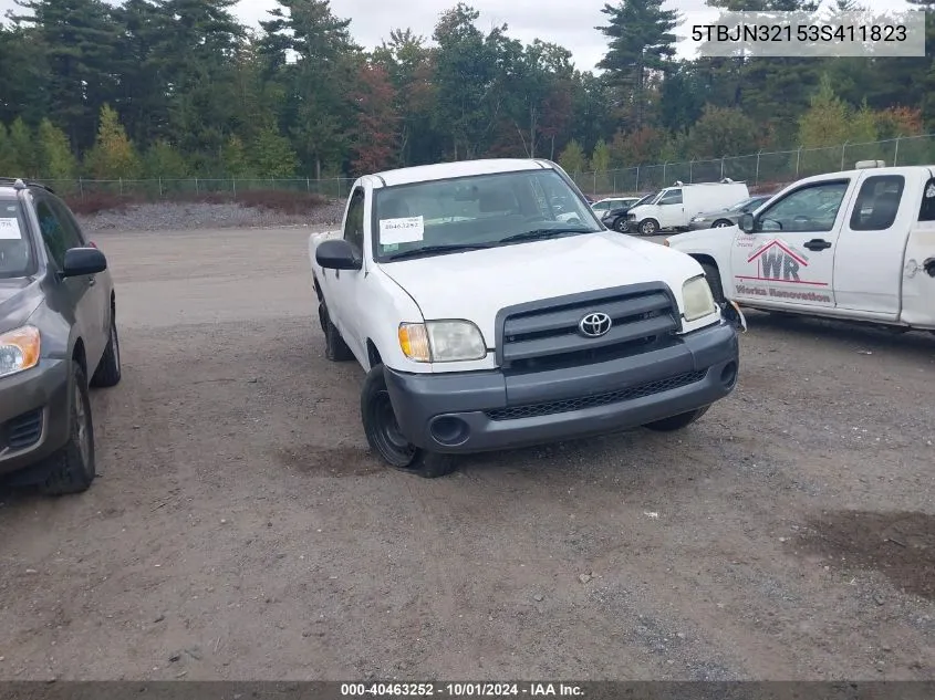 2003 Toyota Tundra VIN: 5TBJN32153S411823 Lot: 40463252