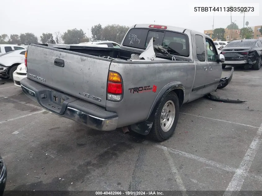 5TBBT44113S350273 2003 Toyota Tundra Access Cab Sr5