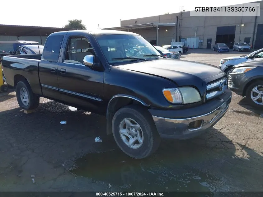 2003 Toyota Tundra Access Cab Sr5 VIN: 5TBRT34113S350766 Lot: 40525715