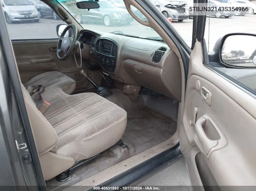 5TBJN32143S354966 2003 Toyota Tundra