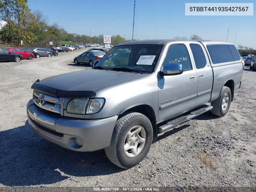 5TBBT44193S427567 2003 Toyota Tundra Sr5 V8