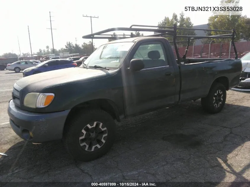 5TBJN321X3S353028 2003 Toyota Tundra