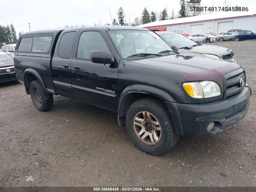 5TBBT48174S453886 2004 Toyota Tundra Ltd V8