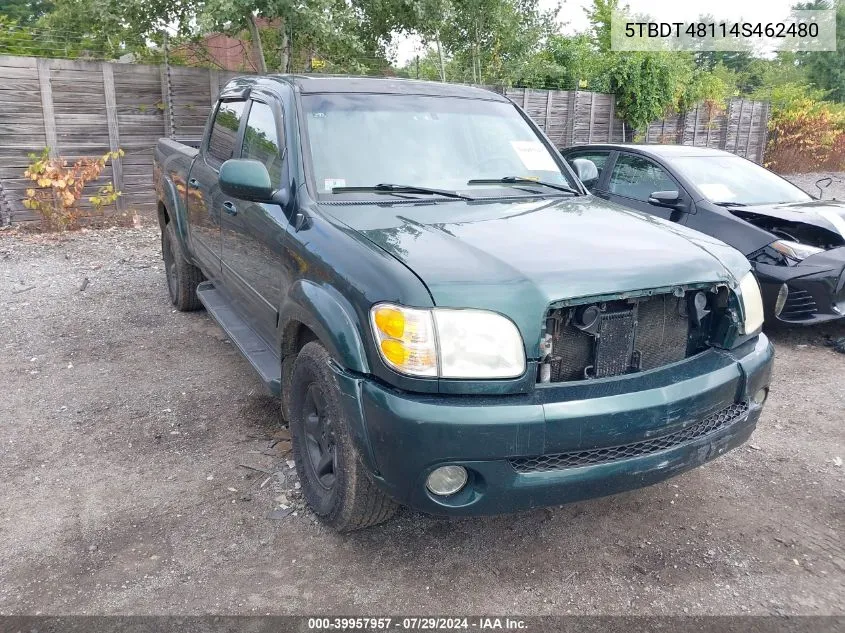 2004 Toyota Tundra Limited V8 VIN: 5TBDT48114S462480 Lot: 39957957