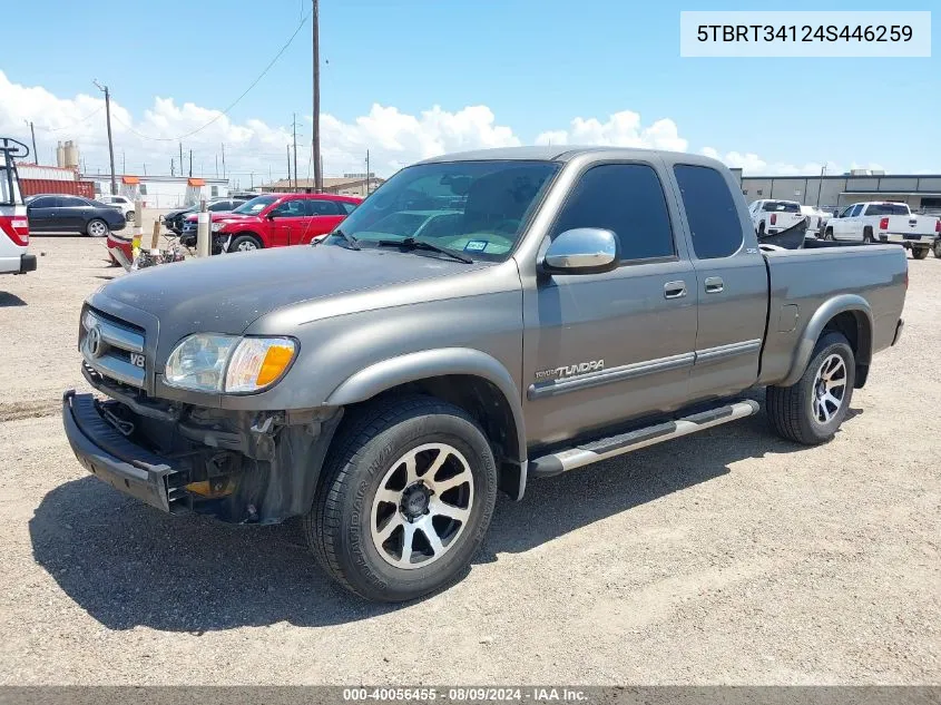 5TBRT34124S446259 2004 Toyota Tundra Sr5 V8